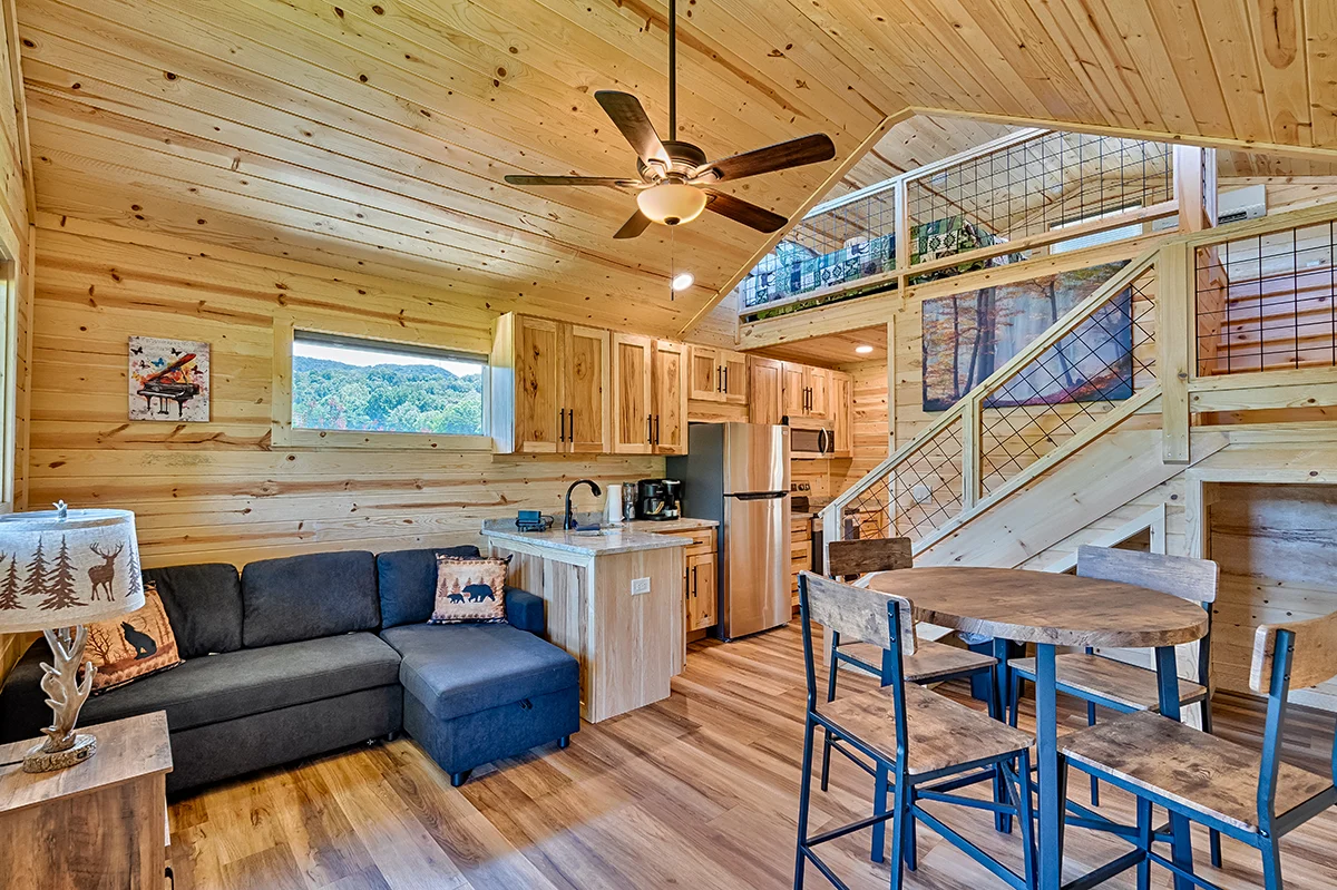 Tiny Home Interior - Cabin Theme